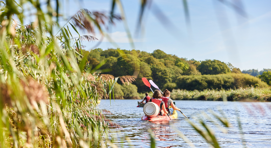 Depuis Quimperlé, il est possible de descendre en canoë-kayak la Laïta.