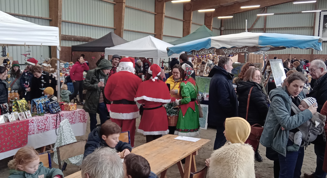 Marché de Noël de l'école Diwan à Bannalec