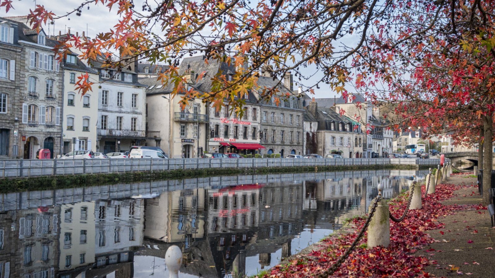 La ville de Quimperlé en Finistère Sud est une ville historique.