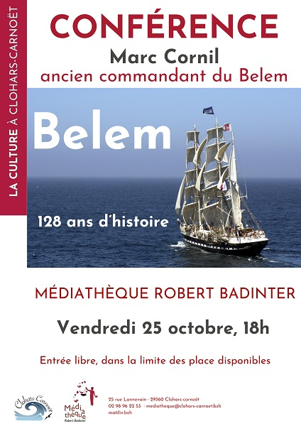 Conférence : Le Belem, 128 ans d