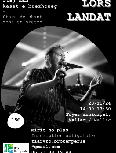 Stage de chant en breton - Mellac Le 23 nov 2024