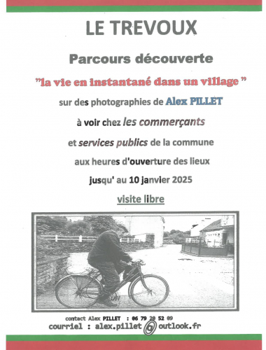 Exposition - La vie en instantané dans un village - Le... Du 12/12/2024 au 10/1/2025